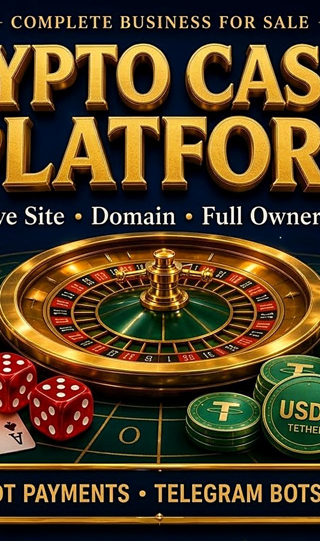 Live Crypto Casino + Telegram Mini-App — Domain, Players & Full Source Code