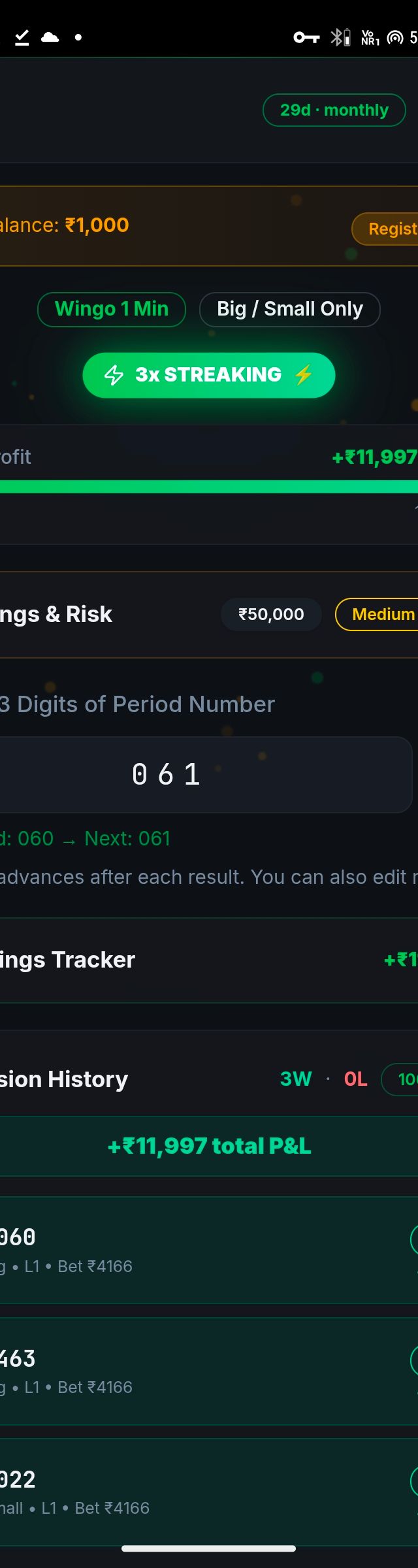 Big Daddy color prediction bot
